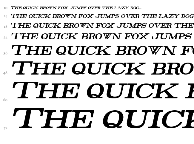 Rider font waterfall