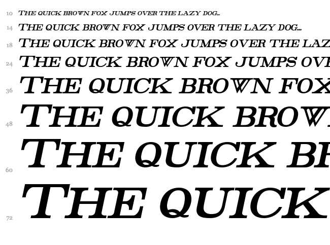 Rider font waterfall
