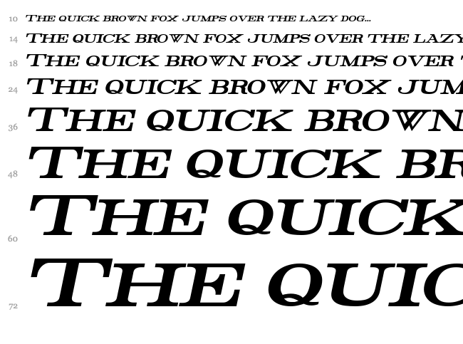 Rider font waterfall