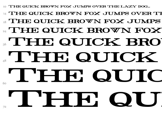 Rider font waterfall