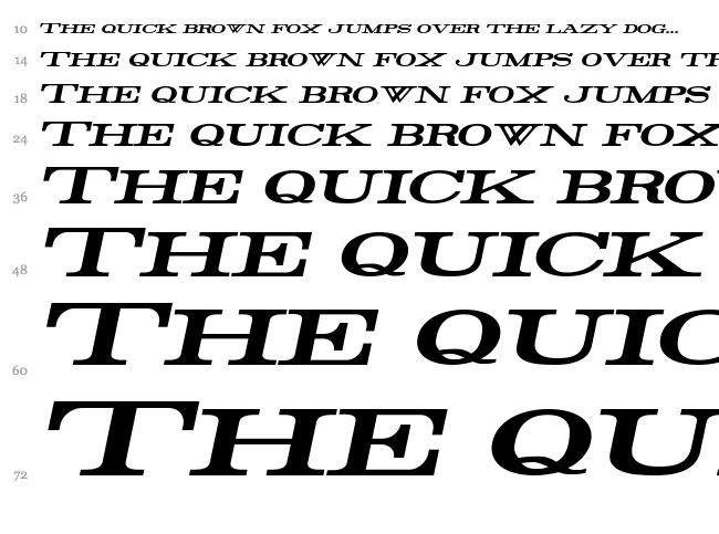 Rider font waterfall