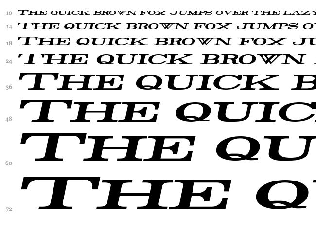 Rider font waterfall
