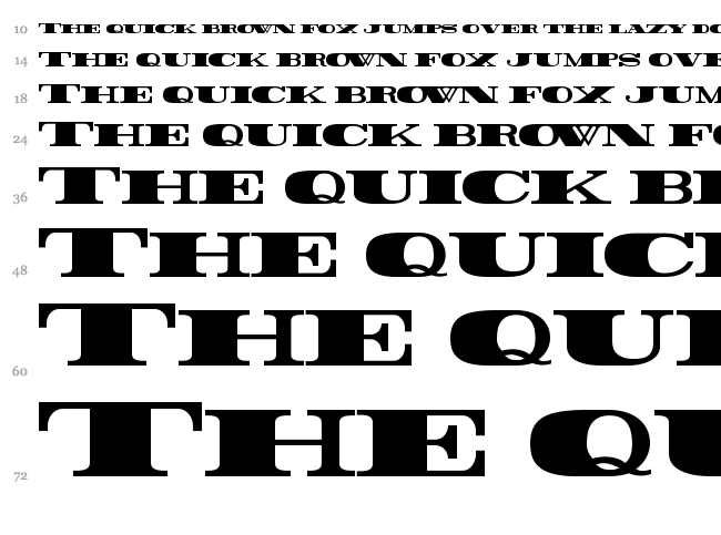 Rider font waterfall