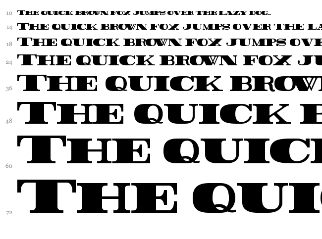 Rider font waterfall