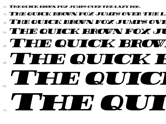 Rider font waterfall