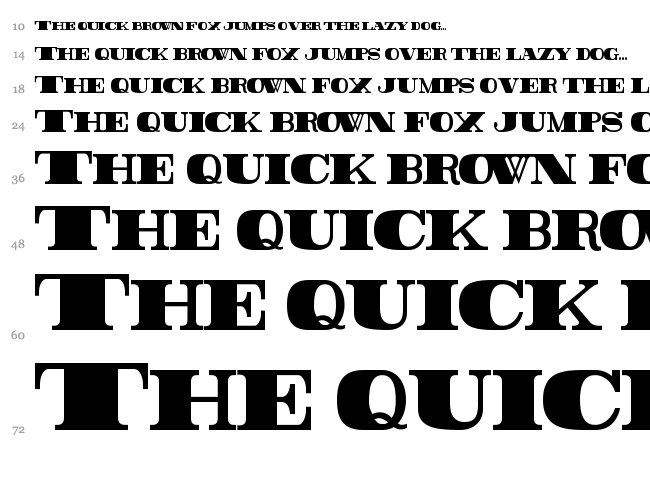 Rider font waterfall