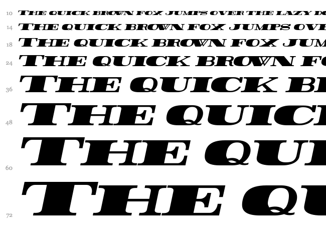 Rider font waterfall