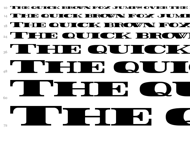 Rider font waterfall
