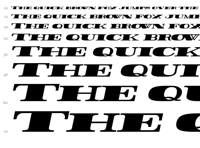Rider font waterfall