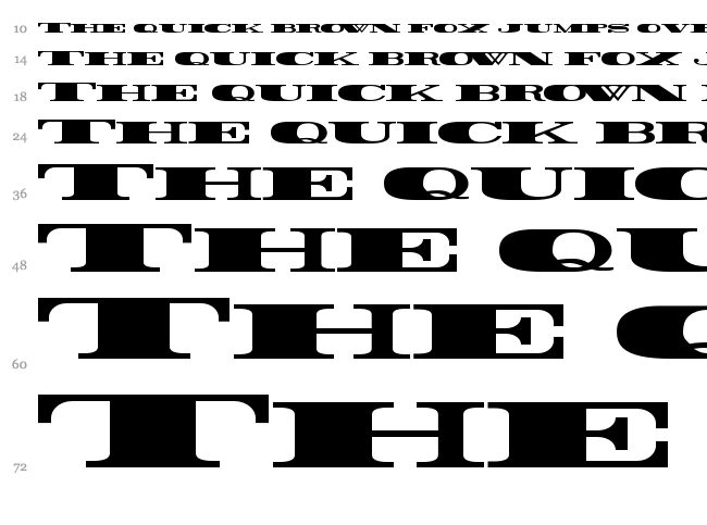 Rider font waterfall