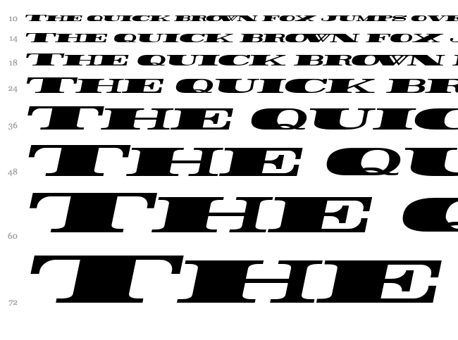 Rider font waterfall