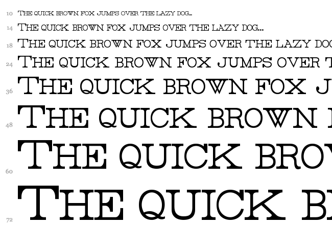 Rider font waterfall