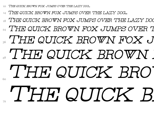 Rider font waterfall