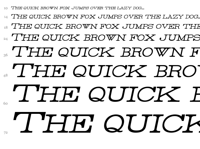 Rider font waterfall