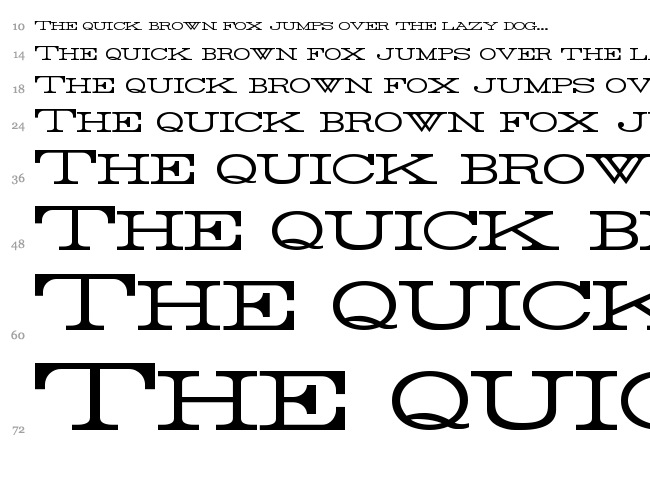 Rider font waterfall