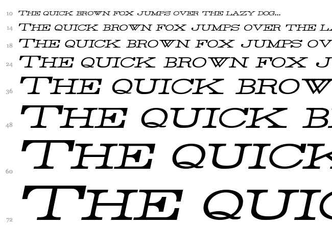 Rider font waterfall