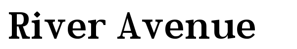 River Avenue font