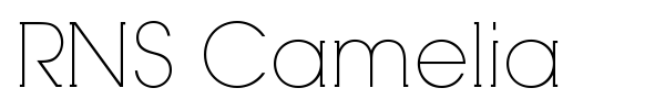 RNS Camelia font