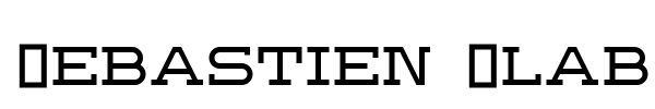 Sebastien Slab font