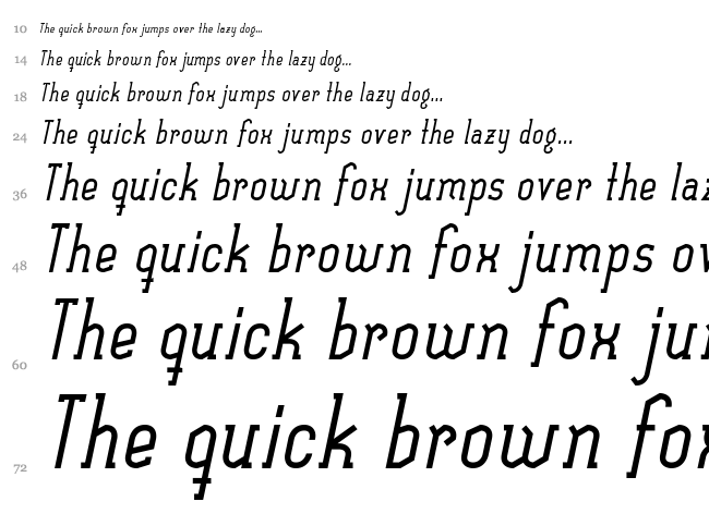 Sexything font waterfall