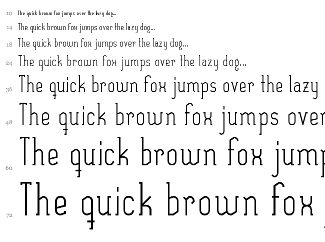 Sexything font waterfall