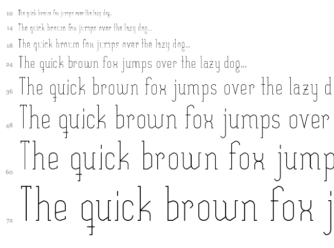 Sexything font waterfall
