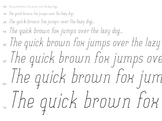 Sexything font waterfall