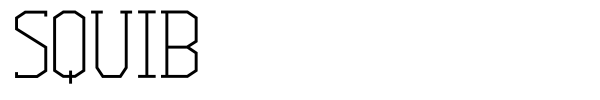 Squib font