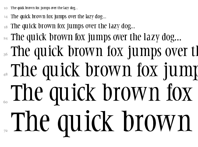 Steepidien font waterfall