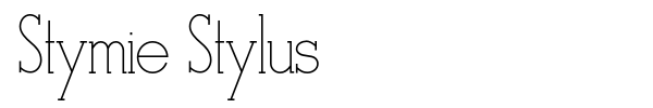 Stymie Stylus font
