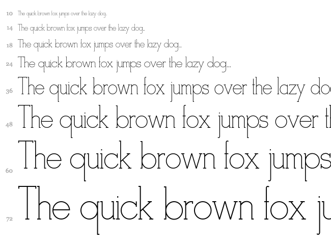 Stymie Stylus font waterfall