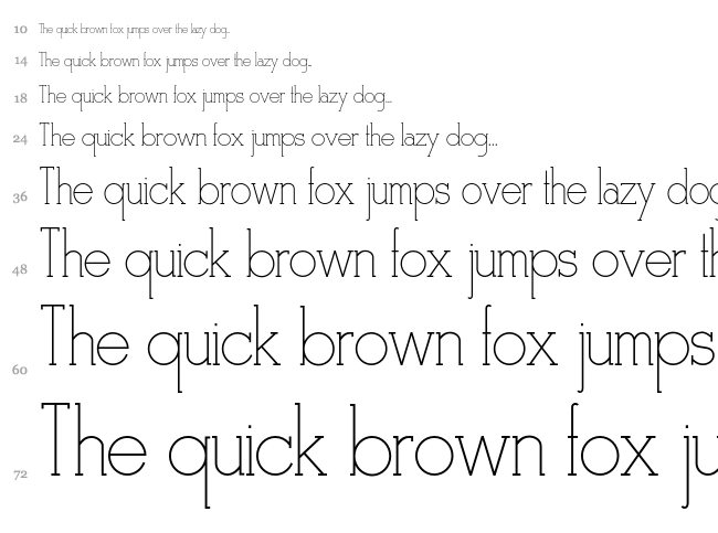 Stymie Stylus font waterfall