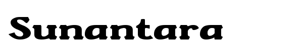 Sunantara font