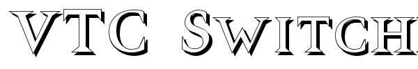 VTC Switchblade Romance font preview