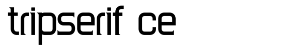 TripSerif CE font preview