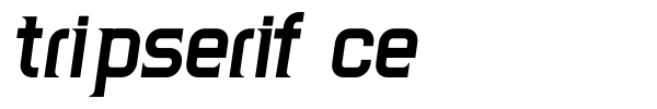 TripSerif CE font preview