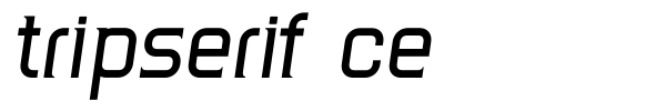 TripSerif CE font preview
