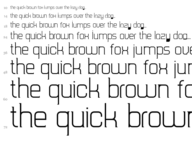 TripSerif CE font waterfall
