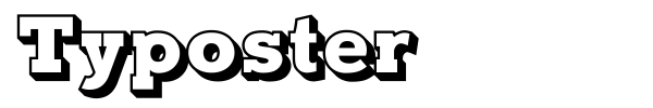 Typoster font preview