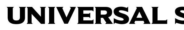 Universal Serif font