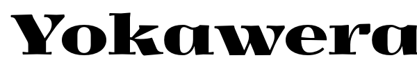 Yokawerad font preview