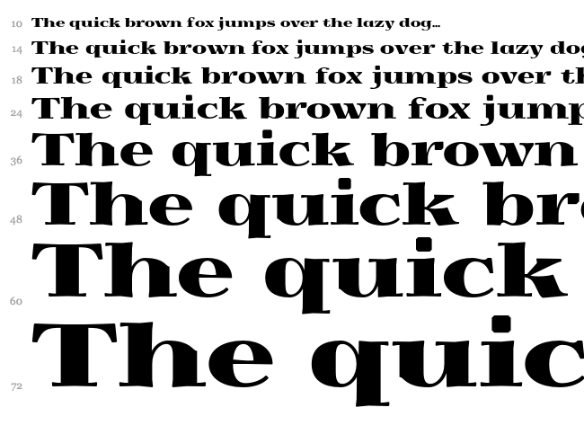 Yokawerad font waterfall