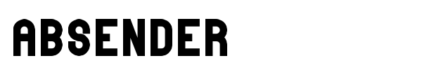 Absender font preview