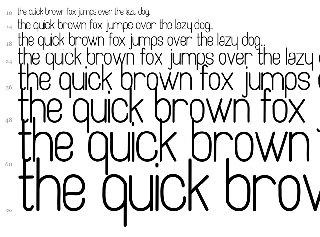 Artesana font waterfall
