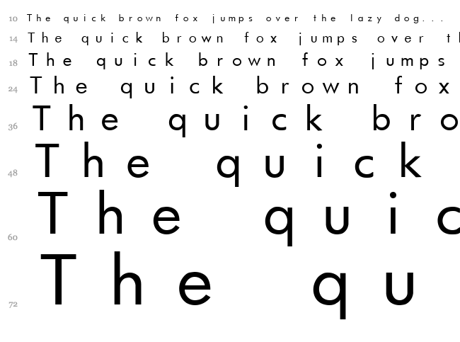 Futurist fixed-width font waterfall