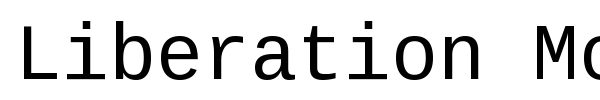 Liberation Mono font