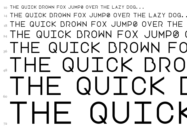 Lotte Paperfang font waterfall