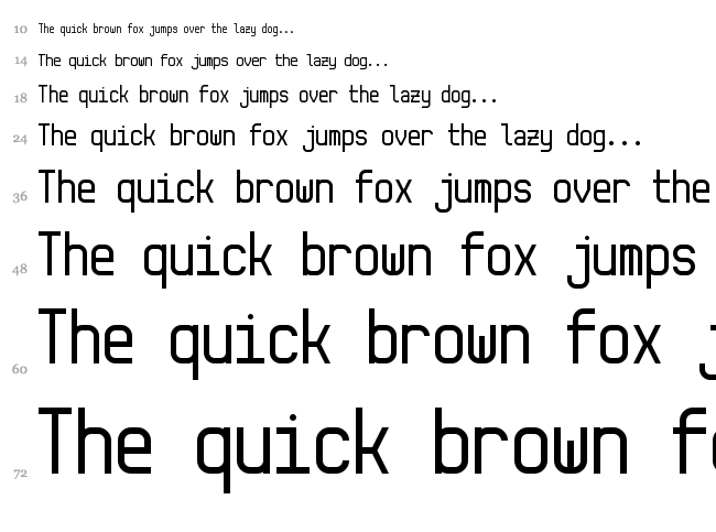 Monkey font waterfall