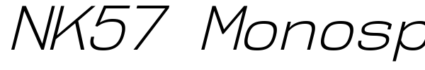 NK57 Monospace font preview