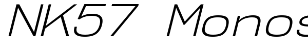 NK57 Monospace font preview